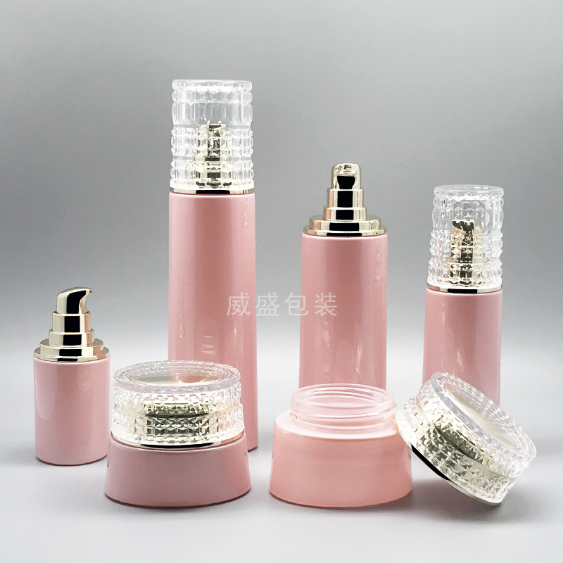 新款粉色高档玻璃瓶(图2)